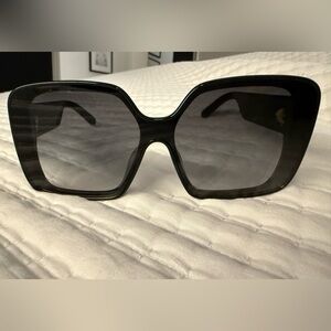 Louis Vuitton Black Oversized Square Sunglasses - Women Accessories Never Worn